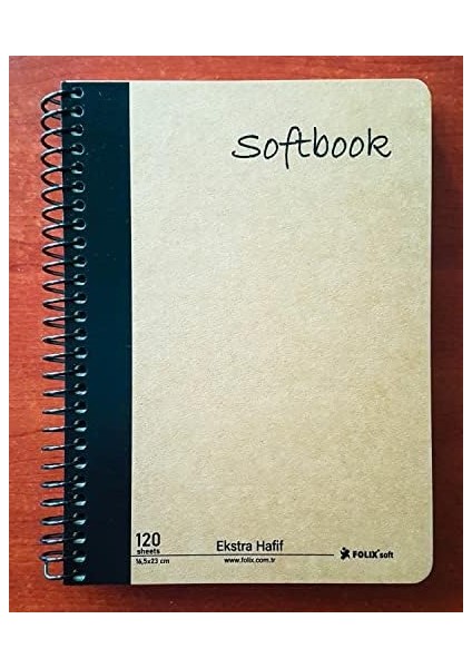 Hafif Sert Kapak Spiralli Defter 16,5X23CM 120 Yp. Çizgili fiyatları