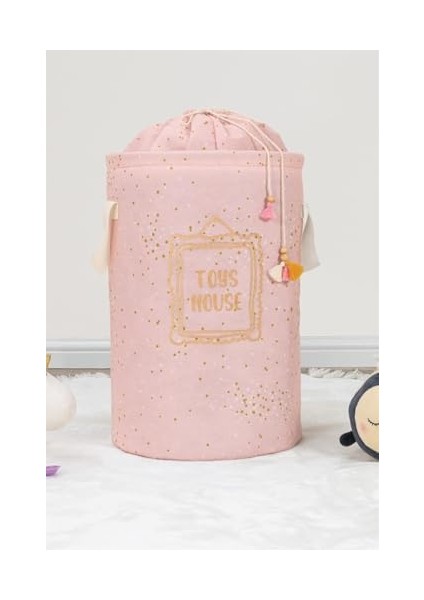 Yuvarlak Torbalı Sepet - Pembe fiyatları