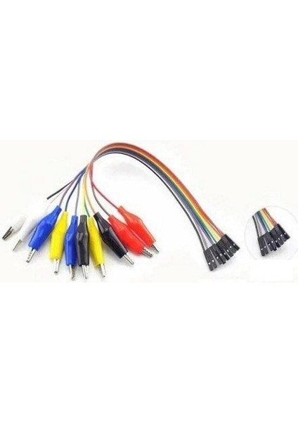 Kablo (Dişi) - Jumper Pin Krokodil cm 10 Yeni