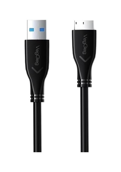 USB 3.0 Micro B Şarj ve Data HDD Kablosu 1.5 Metre
