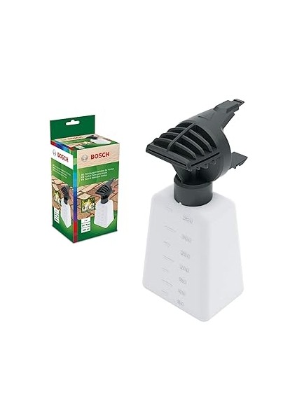 Professional Accessories Yüksek Basınçlı Temizleyici İçin Aksesuar (Bosch Fontus Başlığı, Püskürtme Temizleme Maddesi Başlığı, Şişe Kapasitesi: 350 Ml, Kartonda)
