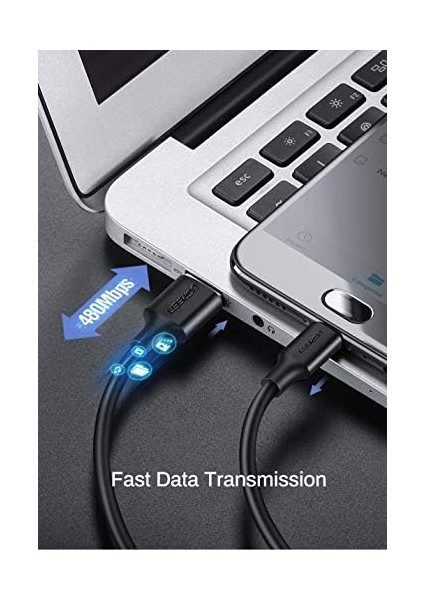 2.4 A Usb-A & Micro-Usb, Micro USB Data ve Şarj Kablosu, 1 Metre, Beyaz, 60141