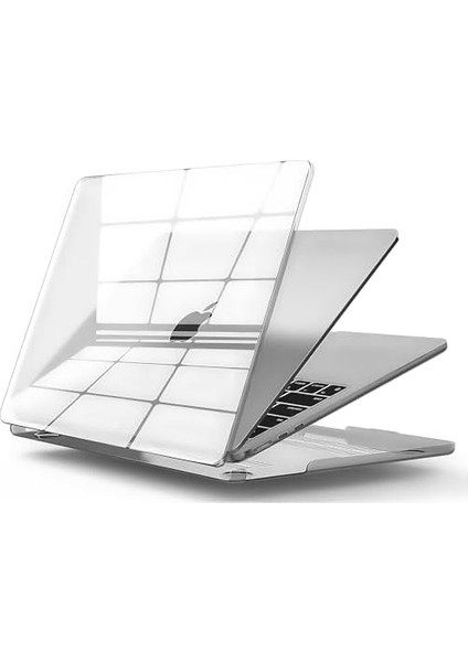 Menashop Macbook Pro 14'' Için M1/m1 Pro/max/m2/m3/m3 Pro/m3 Max/m4 Çip (A2992) (A2918) (A2779) (A2442) (A3112/A3185/A3401) Uyumlu Ultra Clear Koruyucu Kılıf (Super Şeffaf, 14 Inç Pro Serisi)
