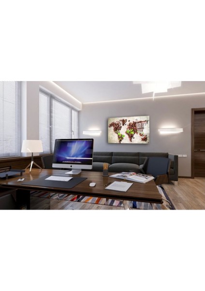 Dünya Haritası 85 Cam Tablo modelleri