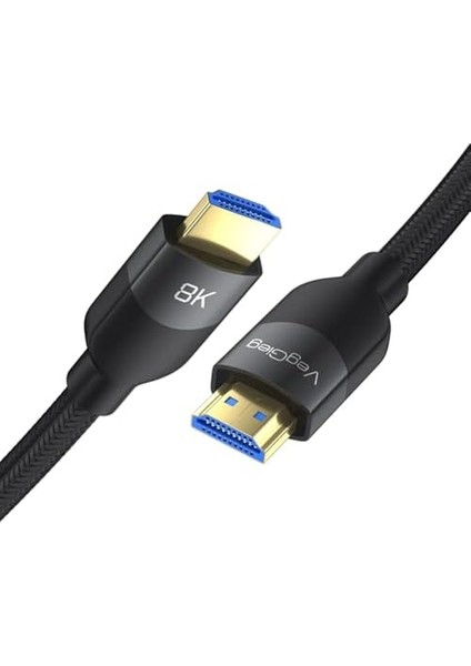 Premium 4K 60Hz Hdcp Arc Hdr Örgülü HDMI 2.1 Kablo 15 Metre modelleri