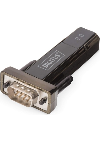 USB Seri Adaptör - RS232 Dönüştürücü - USB 2.0 Tip A - Dsub 9m - PL2303GT Yonga Seti - 80 cm Kablo Dahil