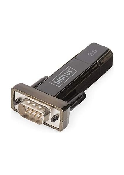 USB Seri Adaptör - RS232 Dönüştürücü - USB 2.0 Tip A - Dsub 9m - PL2303GT Yonga Seti - 80 cm Kablo Dahil