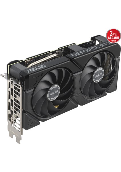 Asus-GEFORCE DUAL-RTX4070-O12GD6-EVO-NVIDIA--RTX 4070-12GB 192BIT GDDR6--2550MHZ-OC-HDMI-DP-DLSS3 Ekran Kartı