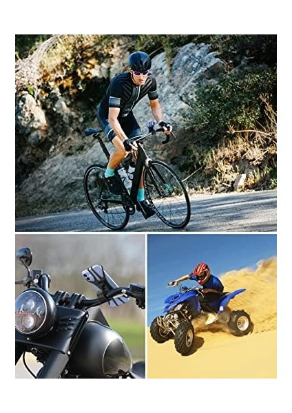 Menashop Bisiklet Telefon Montajı, [360°DÖNME Darbelere Dayanıklı] Bisiklet Telefon Tutacağı, Silikon Motosiklet Telefon Bağlantısı iPhone 16 ile Uyumlu, Daha Fazla 4,0 Inç Ila 6,7 Inç Cep Telefonu modelleri