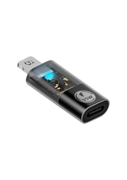 Pd 35W Lightning To Type C Çevirici Dönüştürücü iPhone Yuva Çevirici Hızlı Şarj ve Veri Aktarımı Otgsl