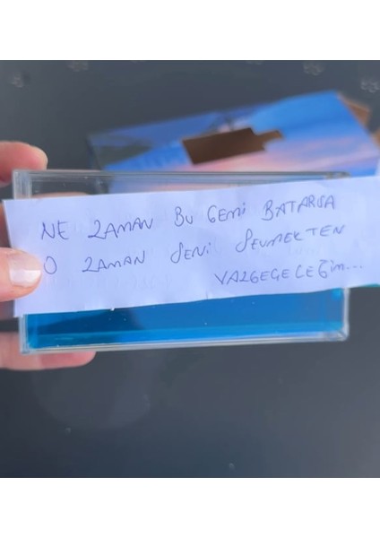 Kişiye Özel Batmayan Gemi - Batmayan Aşk Gemisi