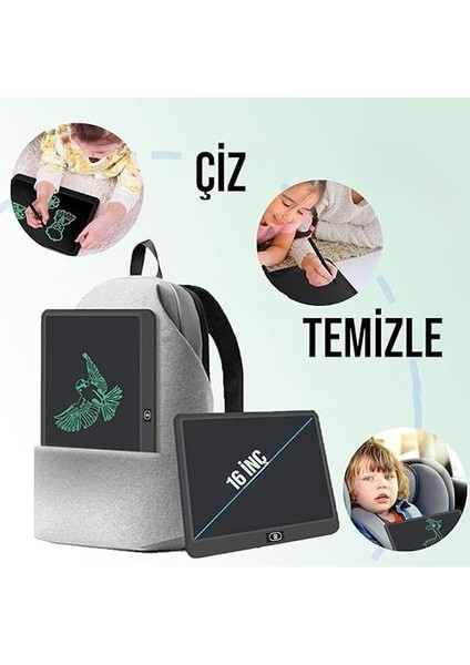 Çocuklar ve Yetişkinler Için Dokunmatik Ekran Dijital Çizim Tahtası, Kalemli Yazı ve Çizim Tableti (Pembe, Cwt-16) fiyatları