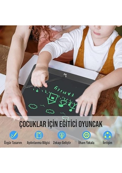 Çocuklar ve Yetişkinler Için Dokunmatik Ekran Dijital Çizim Tahtası, Kalemli Yazı ve Çizim Tableti (Pembe, Cwt-16) modelleri