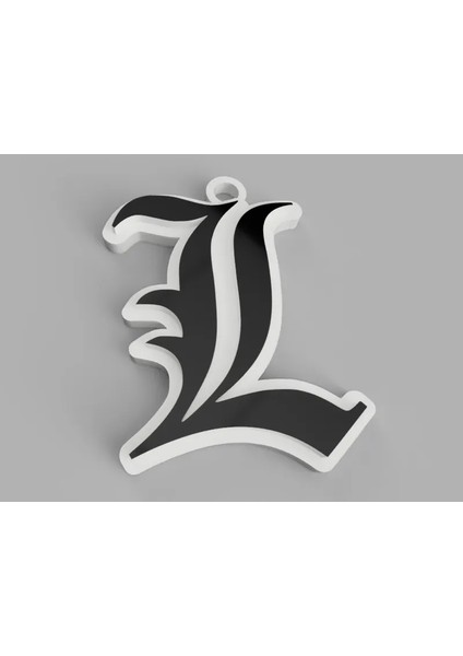 2'li Death Note 'l' Anahtarlık
