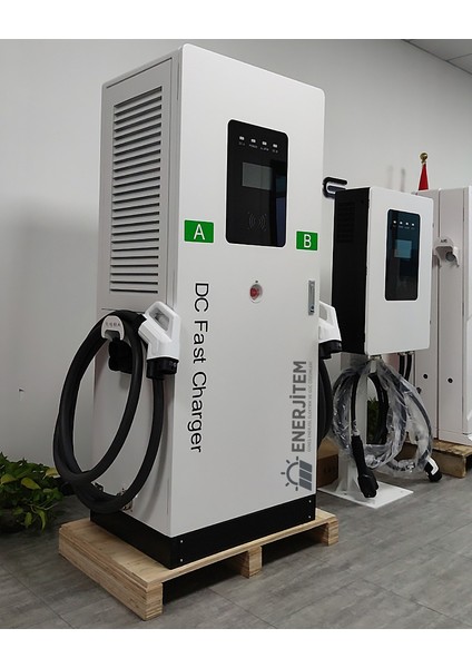 120 Kw Dc Elektrikli Araç Şarj Istasyonu, 2 Çıkış Tabancalı, Hızlı