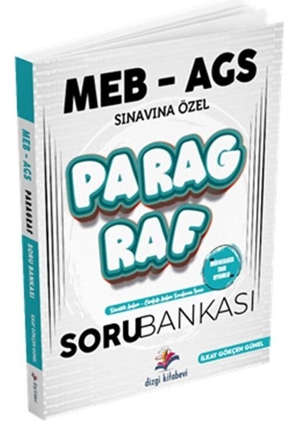 2025 Meb Ags Sınavına Özel Paragraf Soru Bankası Dizgi Kitap