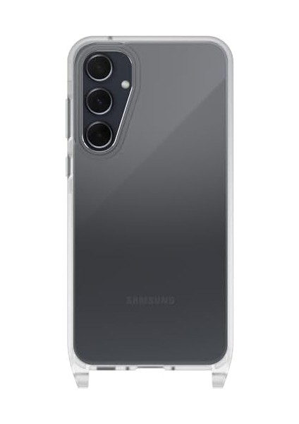 Menashop React Necklace Kılıf, Galaxy A35 5g Için, Ultra Ince, Koruyucu Kılıf, Ayarlanabilir ve Çıkarılabilir Cep Telefonu Zincirli, Askeri Standartlara Göre Test Edilmiştir, Şeffaf