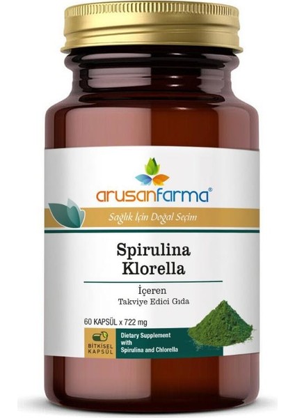 Klorella&spirulina 60 Kapsül
