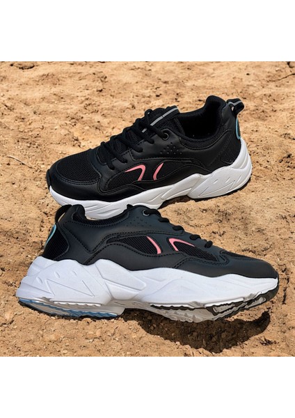 Çok Hafif Kalın Tabanlı Yeni Model Sneakers Spor Ayakkabı
