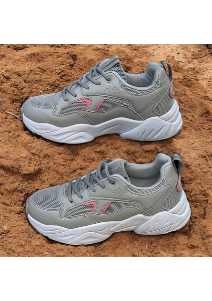 Çok Hafif Kalın Tabanlı Yeni Model Sneakers Spor Ayakkabı