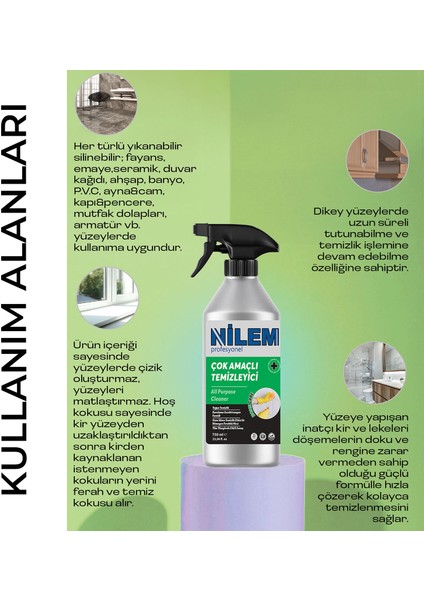 Profesyonel Çok Amaçlı Temizleyici 750 ml
