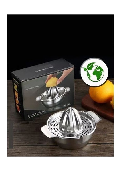 Modacar Limon Sıkacağı 304 Paslanmaz Çelik Meyve Sıkacağı Profesyonel