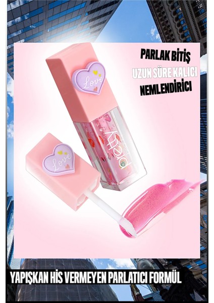 Love Lip Oil & Dudak Parlatıcı Lip Gloss
