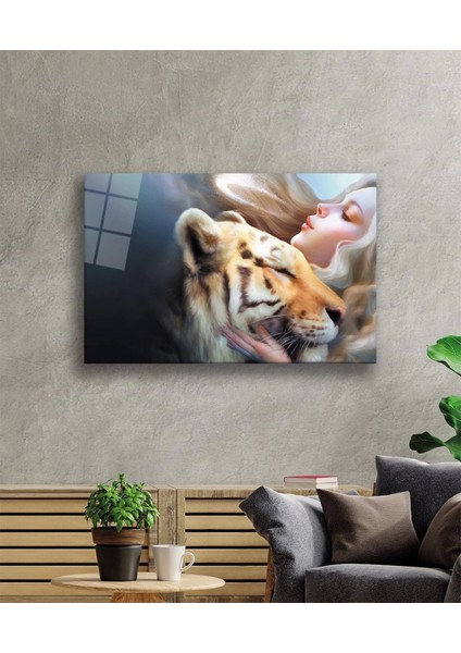 - Aslan ve Kadın Cam Tablo fiyatları