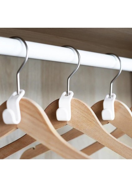 Büro Ev Düzeni Için 20ADET Çoklayıcı Gardrop Askı Dolap Aparatları fırsatları