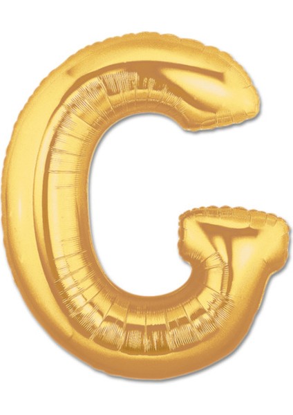 Büro Ev Partisi Için 100 cm G Harf Golden Folyo Balon