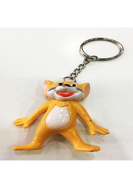 Büro Ev Hediyesi İçin Çizgi Kedi Tom Modeli Anahtarlığı