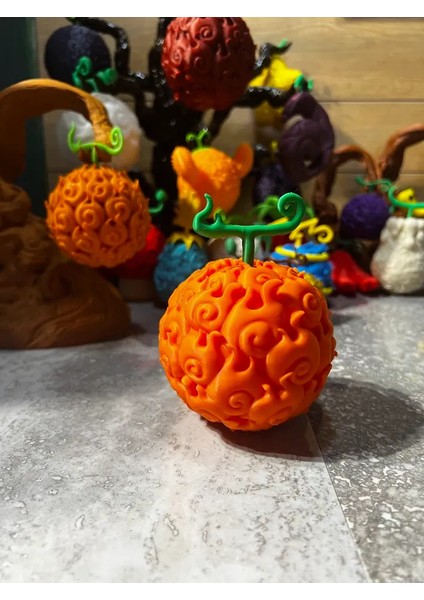 One Piece 'mera Mera No Mi' Meyvesi Figürü