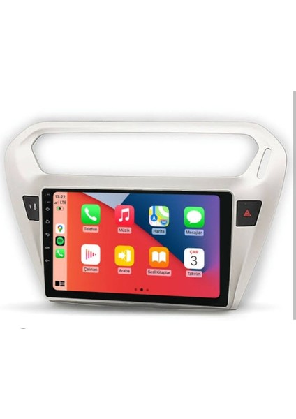 Peugeot 301 / Citroen C-Elysee Uyumlu Android 13 4 GB Ram 64 GB Hafıza Navigasyon Multimedya Teyp modelleri
