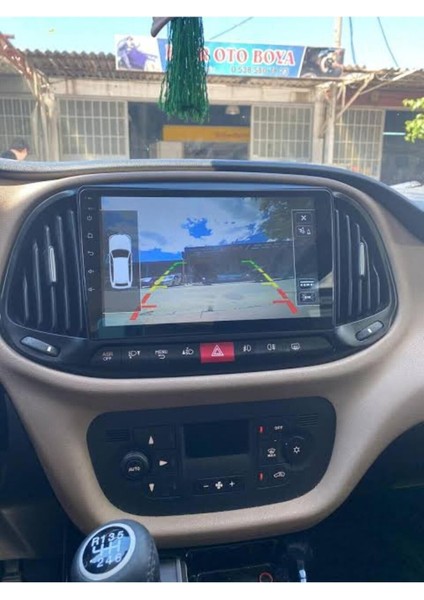Fiat Doblo Android 9 Inç Uyumlu Ekran 2 GB Ram 32 GB Hafıza Kablosuz Carplay Navigasyon Multimedya fiyatları