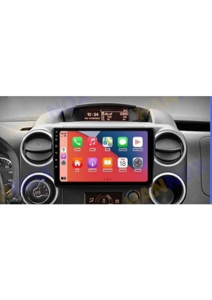 Citroen Berlingo Android 13 4 GB Ram Uyumlu 64 GB Hafıza Kablosuz Carplay Navigasyon Multimedya Teyp