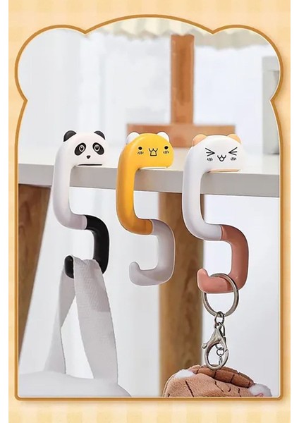 Tatlı Figürlü Ayarlanabilir Küçük Askı Kanca Şeklinde fırsatları