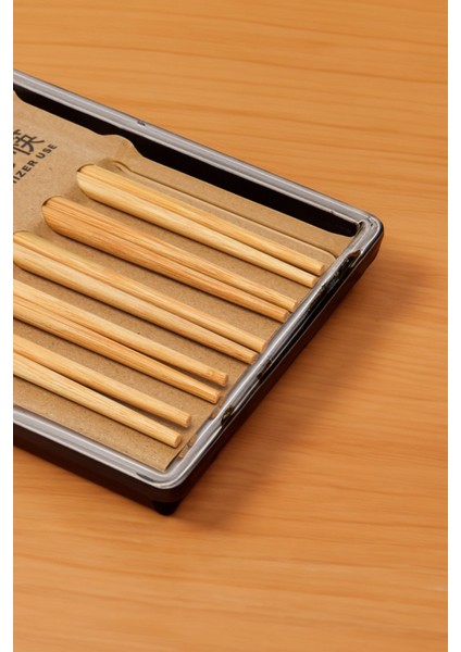 Chopstick Çin Kaşıkları Özel Organik Yıkanabilir Ahşap 10'lu Chopstick