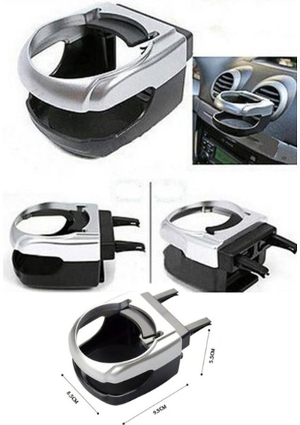 Sabit Bir Şekilde Sarsılmaz Kırılmaz Güçlü Bardak Tutucu Klimaya Sabitlenir