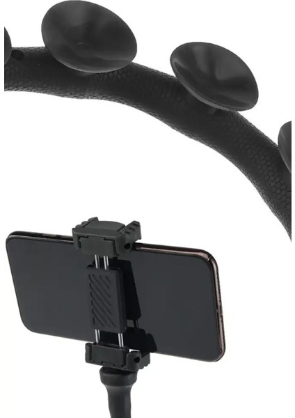 Kolay Taşınabilir Vantuzlu Ahtapod Kol Tripod Telefon Tutucu Güçlü Yapışkanlı fırsatları