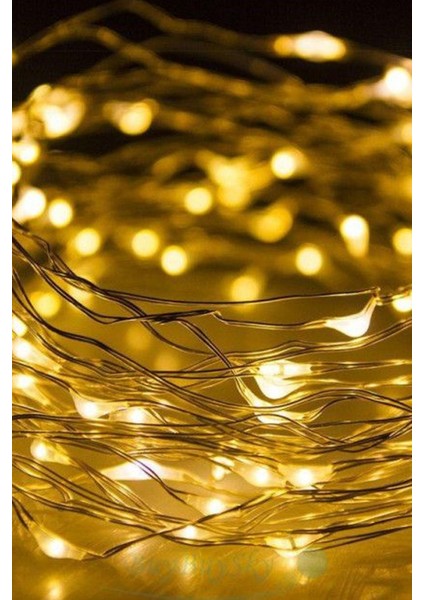 Peri LED Işık 3 Metre Pilli: Gün Işığı, Bahçe Oda Kafe, Duvar, Perde, LED Lambası