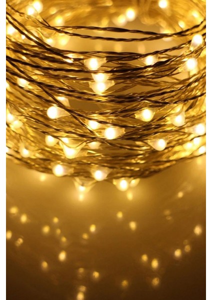 Peri LED Işık 3 Metre Pilli: Gün Işığı, Bahçe Oda Kafe, Duvar, Perde, LED Lambası