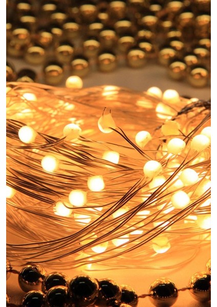 Peri LED Işık 3 Metre Pilli: Gün Işığı, Bahçe Oda Kafe, Duvar, Perde, LED Lambası