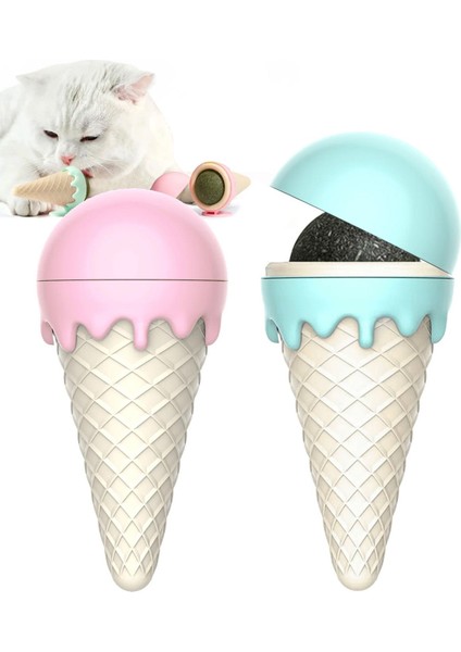Dondurma Şeklinde Kedi Nanesi 180 Derece Dönen Nane Topu fiyatları