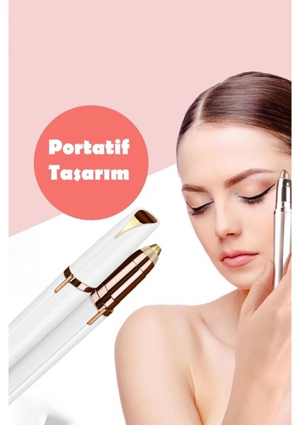 Kaş Bıyık Tüy Yüz Kılları Alma Epilatör Kalemi Pilli Küçük fiyatları