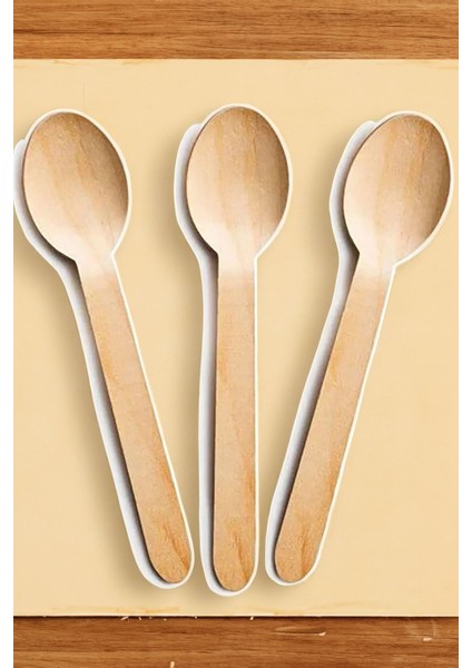 Organik Bal Kaşığı Baharat Kaşığı 6'lı Set Mini Kaşık