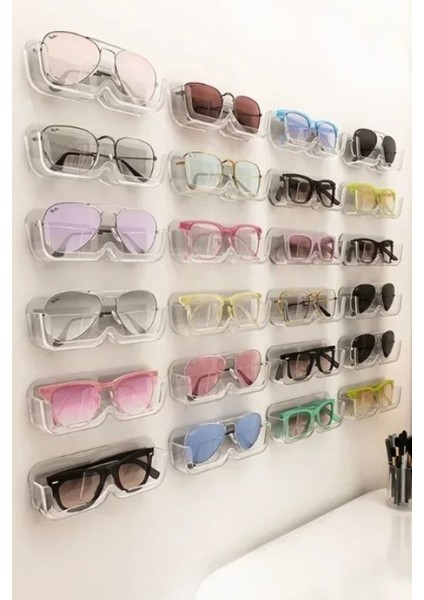 Gözlük Koyma Aparatı Şeffaf Banyo Düzenleyici Gözlük Koyma Askısı fırsatları