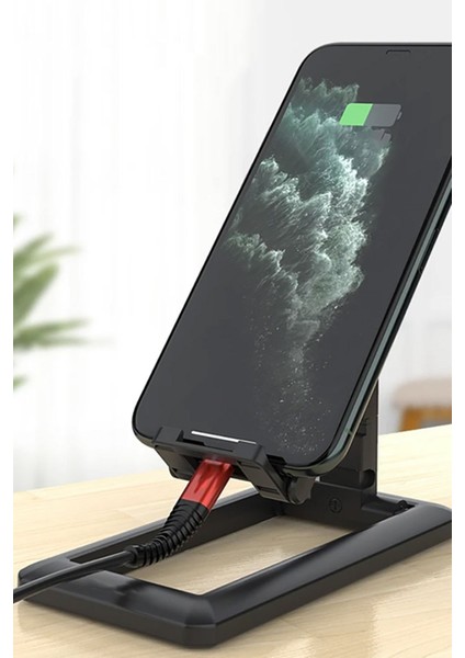 Şık Katlanabilir Ayarlanabilir Masa Üzeri Telefon Tablet Tutucu Stand modelleri