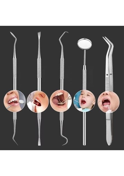 6 Parça Kutulu Ağız Diş Hijyen Bakım Seti