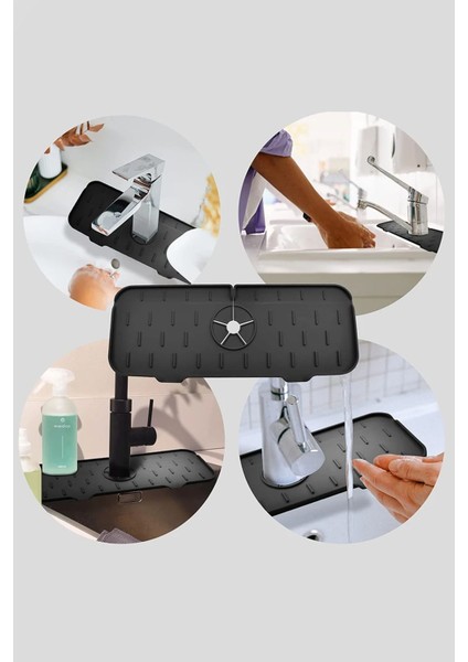 Slikon Mat Kaydırmaz Sızdırmaz Lavabo Sızıntıları Için Yeni fırsatları