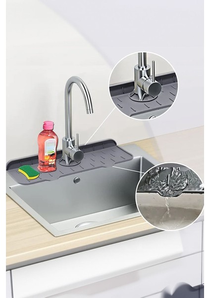 Slikon Mat Kaydırmaz Sızdırmaz Lavabo Sızıntıları Için Yeni indirimleri